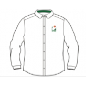 Girl's White Long  Blouse  女长衬衫（Y7-Y10)